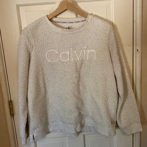 Women XL Calvin Klein “Fuzzy” fleece sweatshirt